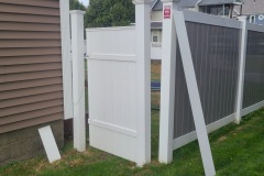 Fence repair (before)