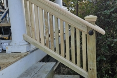 Railing and stairs